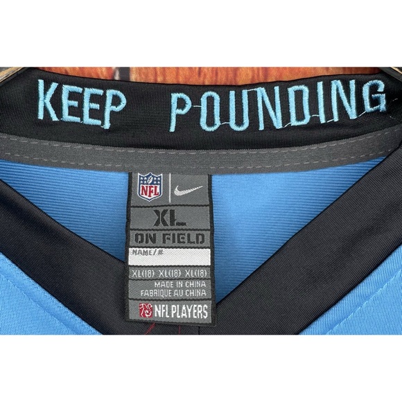Carolina Panthers Cam Newton #1 Nike On Field Football Jersey Blue Youth XL 18 - Picture 4 of 7